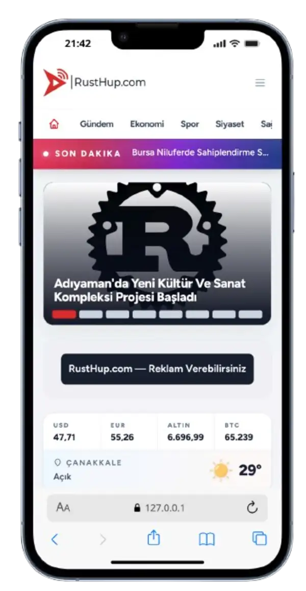 Rust Haber Mobile